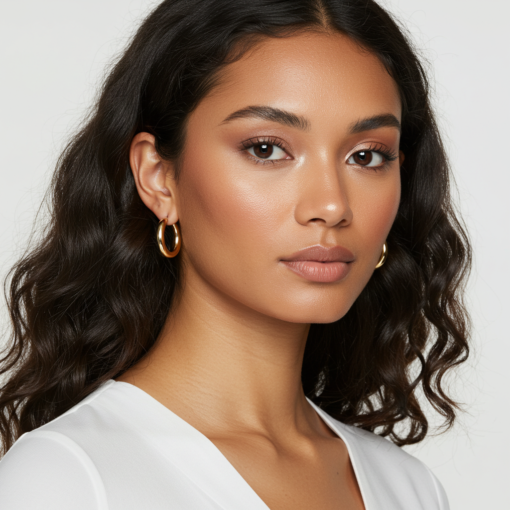 10K Gold Hoop Earrings