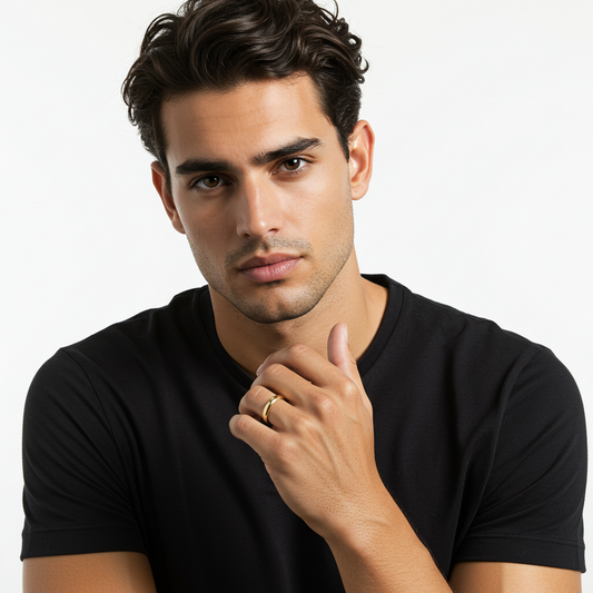 14K Plain Gold Men’s Band