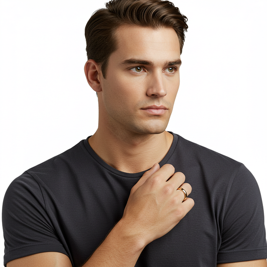 10K Plain Gold Men’s Band