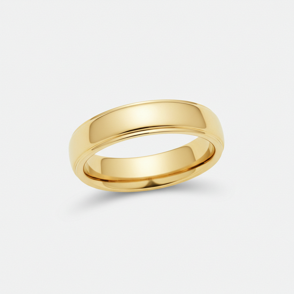 14K Plain Gold Men’s Band