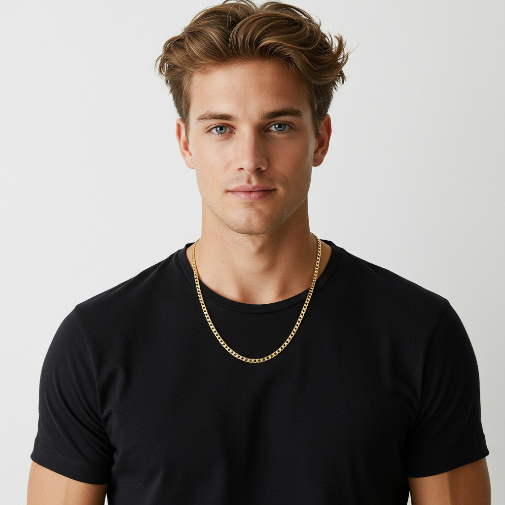 10K gold Box Link Chain