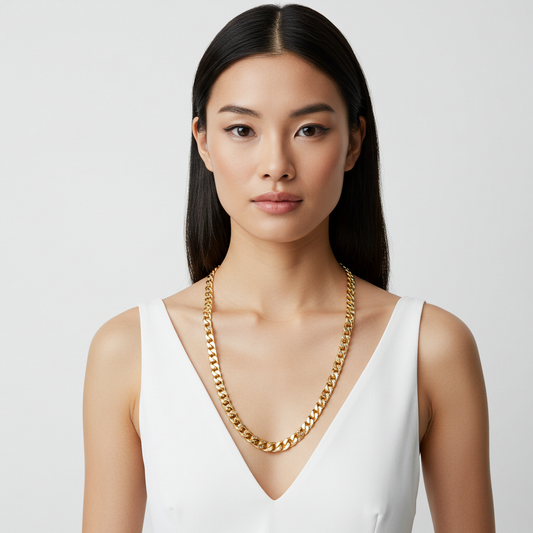 14K gold Miami Cuban Link Chain