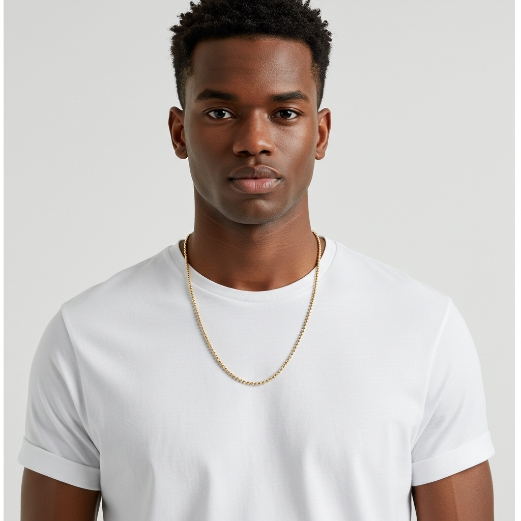 10K gold Mooncut Chain