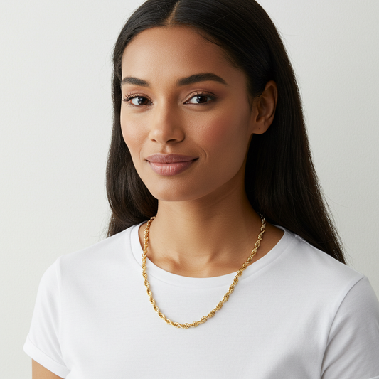 14K gold Rope Chain