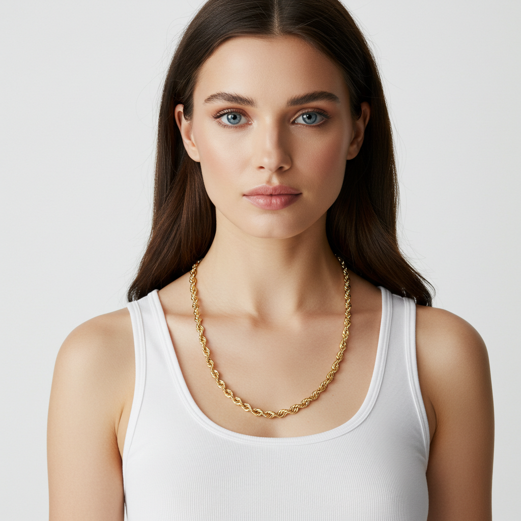 14K gold Rope Chain
