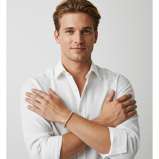 14K Gold Tennis Bracelet