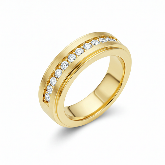 10K Gold & Diamond Men’s Band