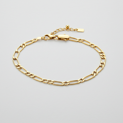 14K Gold Figaro Bracelet