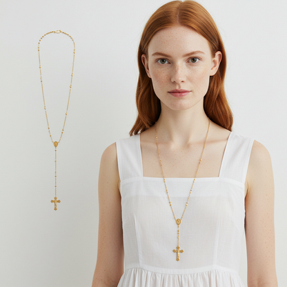 10K gold Rosary Chain