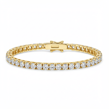 10K Gold Tennis Bracelet