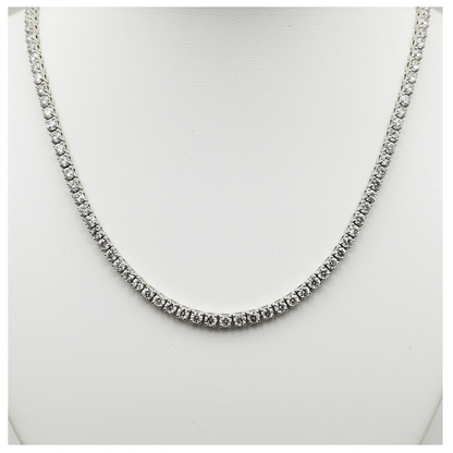 925 Sterling Silver Moissanite Tennis Chain
